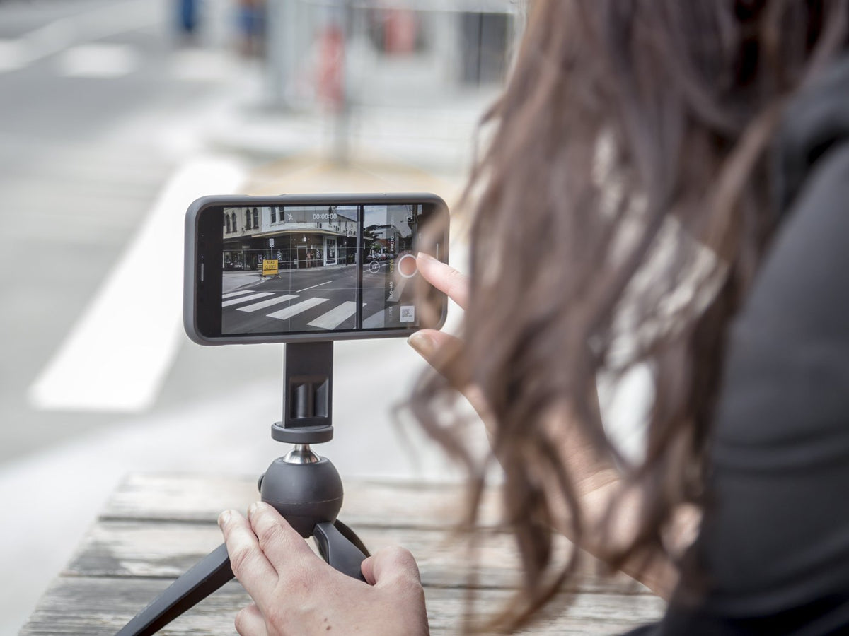 still videos with quad lock tripod adaptor