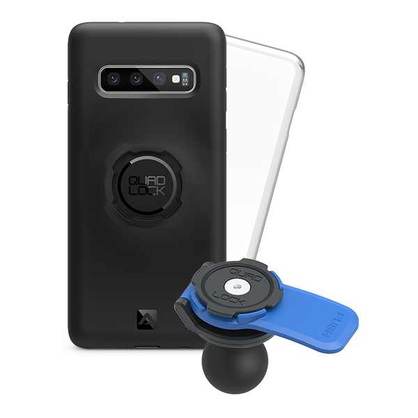 Quad Lock Ball Adaptor Kit for Galaxy S10 with Poncho