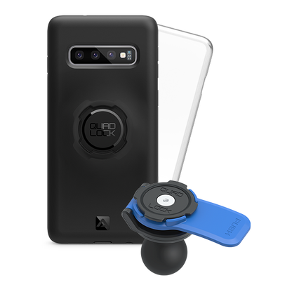 Quad Lock Ball Adaptor Kit for Galaxy S10 with Poncho