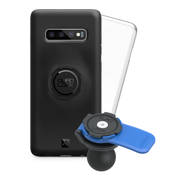 Quad Lock Ball Adaptor Kit for Galaxy S10+ with Poncho
