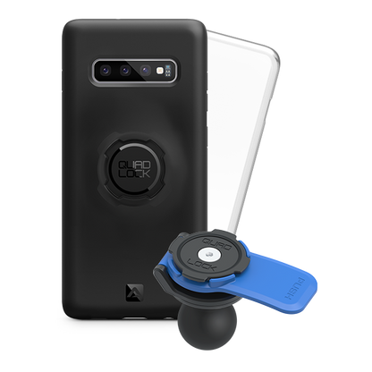 Quad Lock Ball Adaptor Kit for Galaxy S10+ with Poncho