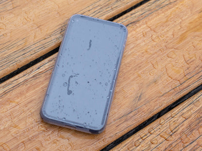 quad lock case and poncho protecting pixel 5