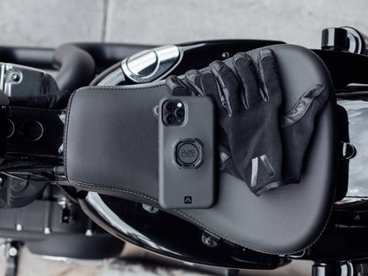 quad lock case on motorbike