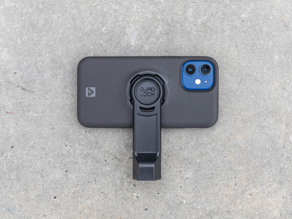 quad lock tripod adaptor with iphone 12 mini